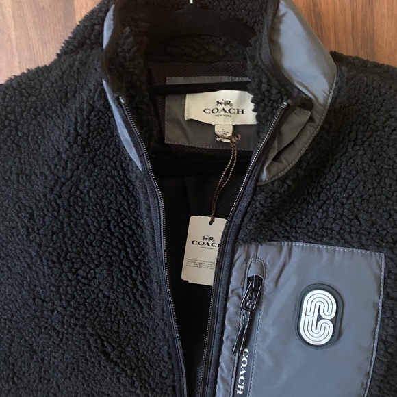 Mens Coach Sherpa Fleece Jacket | Poshmark